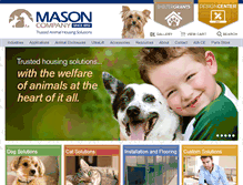 Tablet Screenshot of masonco.com